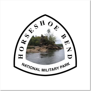 Horseshoe Bend National Military Park trail marker Posters and Art